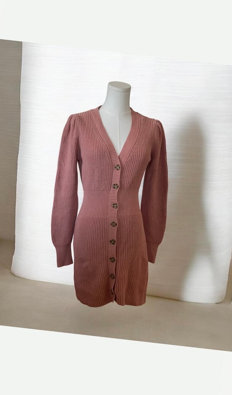 Forever 21 Dusty Pink Sweater Dress Size Small
